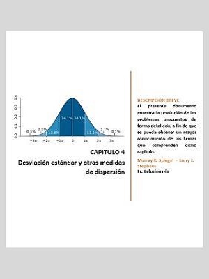 Capitulo 4 - Desviación estándar y otras medidas de dispersión